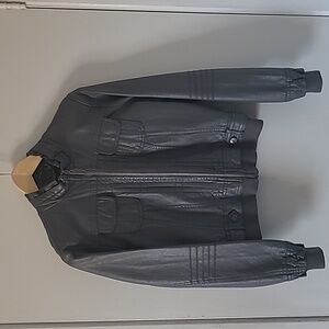 Jou Jou Charcoal Bomber Jacket